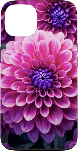 Vista 7 de Dahlia Flower Floral Nature Garden Funda con diseño granate rosa y morado para iPhone 16