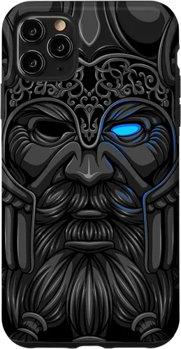 Vista 13 de Allfather Odin - Raven God - Norse Viking God in Asgard Case for iPhone 17