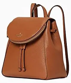 Vista 2 de Kate Spade New York Kate Spade Leila - Mochila mediana con solapa Galleta de jengibre