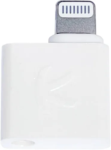 Vista 7 de iAudioL (negro): 24 bits, pequeño adaptador rígido compatible con conector Lightning a conector de auriculares de 0.138 in, compatible con conector