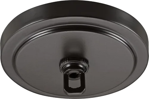 Vista 3 de Aspen Creative 21508-11 - Kit de lámpara de araña de transición y toldo con bucle para cuello, bronce aceitado, diámetro de 5-1/2 pulgadas, orificio