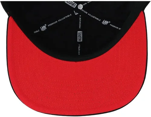 Vista 5 de Marvel Avengers - Gorra plana ajustable para adultos, NegroRojo Underbill