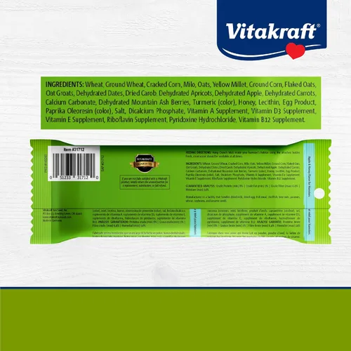 Vista 7 de Vitakraft Crunch Sticks Hamster Treats sabor manzana y miel, paquete de 2 palitos masticables crujientes saludables para hámsters y jerbos - Juguete