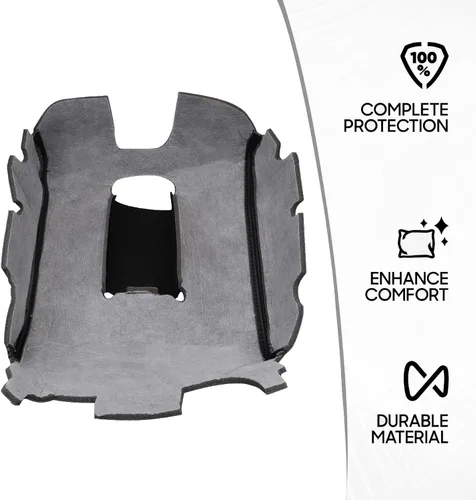 Vista 6 de NLQR Cubierta de Consola Central de Repuesto compatible con Chevy Silverado GMC Sierra 1500 2500 3500 2014-2018, Almohadilla de Caja
