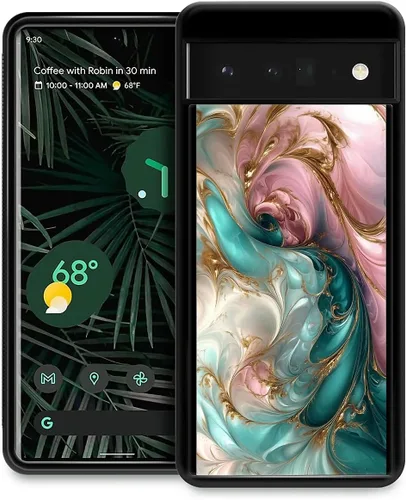 Vista 121 de Compatible con Google Pixel 4A 5G Mobile Case Creative Acrylic Back Panel Silicona Edge Case Slim Protección Especialmente para Google Pixel 4A 5G
