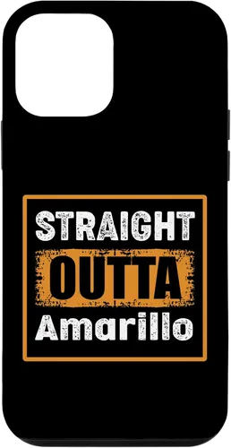 Vista 16 de Straight Outta Amarillo Texas USA Retro Distressed Vintage Case for iPhone 17