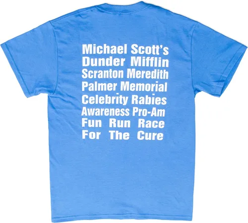 Vista 6 de The Office Michael Scott Fun Run Race Camiseta azul