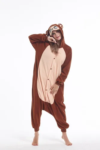 Vista 20 de Pijama unisex de una pieza para disfraz de animal