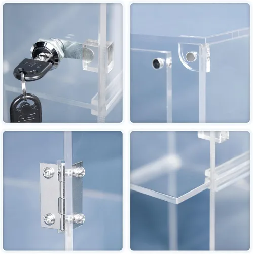 Vista 3 de Choowin - Vitrina acrílica con cerradura y puerta