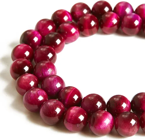 Vista 14 de 60 piezas de cuentas de turquesa africana natural de 6 mm, cuentas de piedras preciosas naturales, cuentas sueltas redondas para hacer joyas