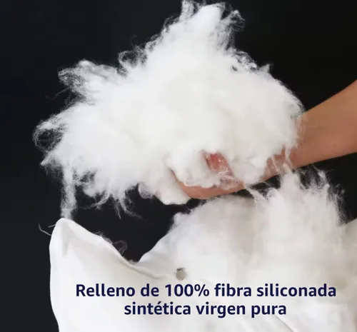Vista 6 de MoonRest® - Almohada decorativa rellena de fibra sintética pura de 100% de poliéster lumbar rellena de 100% de algodón para sofá, sillón, cojín