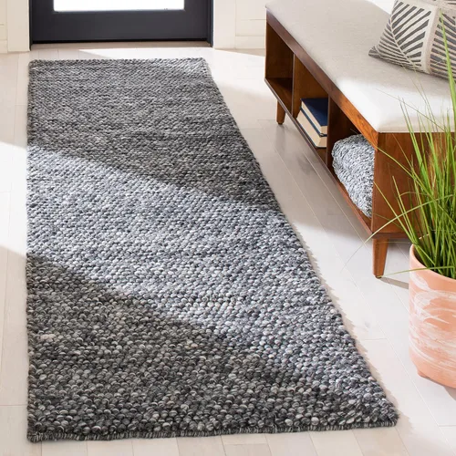 Vista 57 de SAFAVIEH Natura Collection - Alfombra decorativa, 2 x 3 pies, color beige, mezcla de lana hecha a mano, diseño texturizado, ideal para pasillo