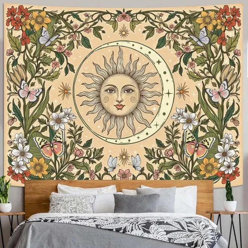Vista 2 de Accnicc - Tapices Boho de Sol y Luna10127AXS