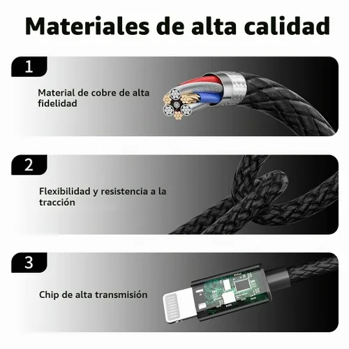 Vista 5 de Cable de carga de audio 2en1 Cable AUX para coche Compatible con teléfono 12 11 SE XS XR X 8 7, adaptador de carga de audio y USB A Funciona