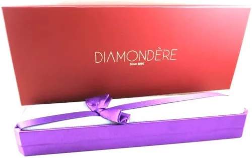 Vista 4 de Diamondere Pulsera de tenis de zafiro blanco natural y certificado en plata de ley 925 Pulsera de 5.49 quilates para mujer, longitud de 7.5