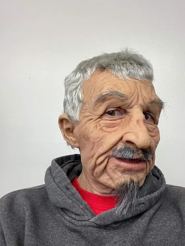 Vista 2 de Zagone Studios Jacques, máscara de hombre de mediana edad, Beige