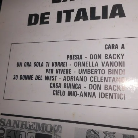 Vista 7 de Exitos de Italia - Tutii Successi Italiani Various Vol 2 LP Vinyl