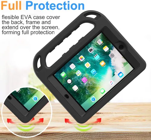 Vista 6 de BMOUO Funda para iPad mini 1 2 3, iPad mini 1/2/3 para niños - Protector de pantalla integrado, a prueba de golpes, ligera, funda rígida con soporte