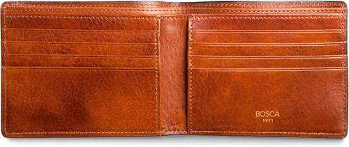 Vista 4 de Bosca - Cartera ejecutiva de piel de 8 bolsillos para hombre