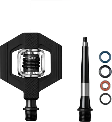 Vista 4 de Crankbrothers Candy - Pedal para bicicleta MTB con clip, pedal ligero para bicicleta de grava/XC/Trail, entrada por los 4 lados, flotador