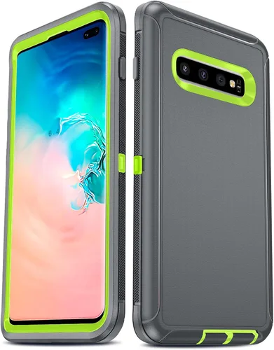 Vista 11 de LeYi Funda compatible con Galaxy S8: no compatible con S8 Plus: cubierta exterior de goma 3 en 1 de cuerpo completo a prueba de golpes, resistente