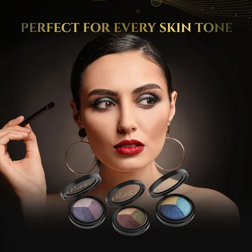 Vista 3 de Luxury by Sofia Sombra de ojos natural (Aqua Trio)