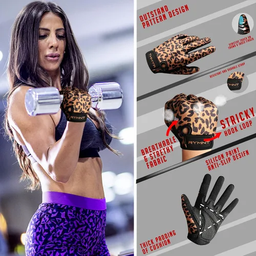 Vista 3 de ZEROFIRE Full Finger Workout Gloves for Women Men - Weight Lifting Gloves with Full Palm Protection & Extra Grip for Women Gym, Weightlifting