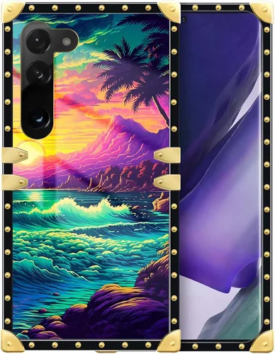 Vista 152 de Funda compatible con Samsung Galaxy S10 4G, TPU suave de lujo y parte trasera de policarbonato duro para niñas y mujeres, funda protectora a prueba