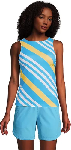 Vista 3 de Lands' End Women's Modest High Neck Tankini Top Swimsuit