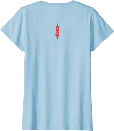 Vista 61 de Slipknot Tribal Calavera playera, niños 12, Rojo