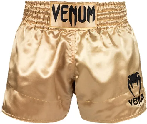 Vista 24 de Venum Muay Thai Shorts Clásico Negro/Dorado
