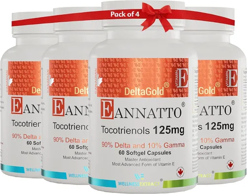 Vista 11 de WELLNESS EXTRACT Eannatto Tocotrienoles Deltagold Vitamina E Suplementos blandos, sin tocoferol, sin OMG, sin gluten y antioxidante