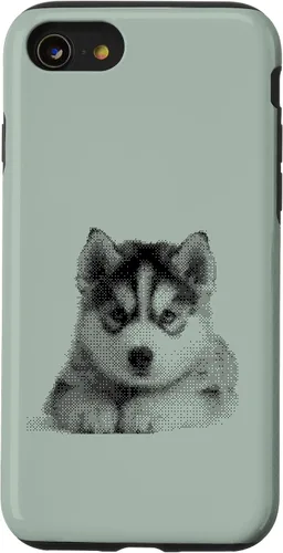 Vista 18 de Chic Husky Puppy - Funda para iPhone 16