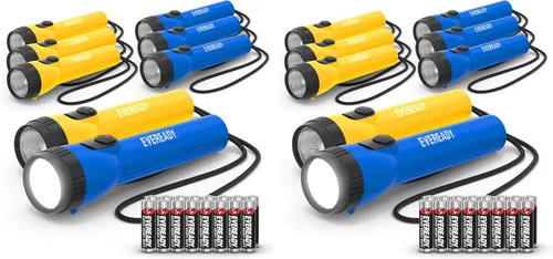 Vista 12 de Eveready Linterna LED (paquete de 8) Linternas brillantes y confiables para uso general, excelentes para acampar, automóvil, linterna de mano