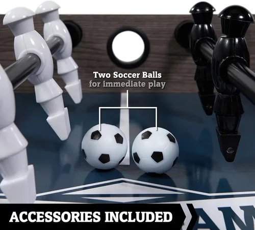 Vista 8 de Hall of Games - Mesas de futbolín de múltiples estilos, fútbol con diseños duraderos y elegantes con pelotas de fútbol deportivas de mesa, perfectas