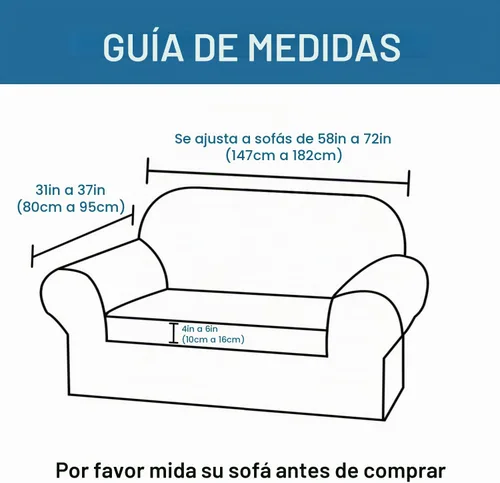 Vista 5 de H.VERSAILTEX Fundas elásticas para sofá de 3 cojines, paquete de 2 fundas de sofá biplaza de elastano, paquete de funda elástica para silla