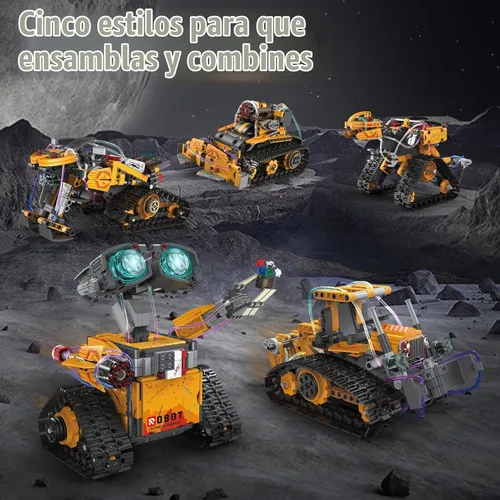 Vista 2 de Kit de construcción de robots STEM, juego de construcción de juguetes
