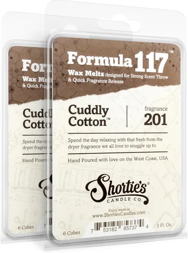 Vista 9 de Shortie's Candle Company Paquete múltiple de cera en polvo para bebé, fórmula 117-2 barras altamente perfumadas, hechas con aceites naturales