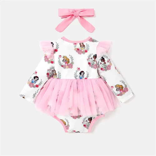 Vista 2 de Disney Conjunto de mameluco de Minnie Mouse de manga corta para bebé, 2 piezas