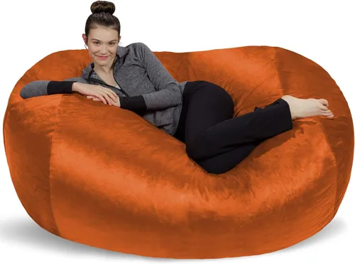 Vista 91 de [Usado] Sofa Sack Funda para Silla Puff Solo la Funda, para Adultos y Niños, Sin Relleno, Cómoda y Esponjosa, Funda de Repuesto para Silla Puff