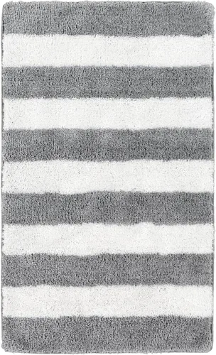 Vista 11 de Garland Rug Juego de 2 alfombras de baño lavables a rayas de playa, antideslizantes, suaves y absorbentes, de secado rápido, lavables a máquina