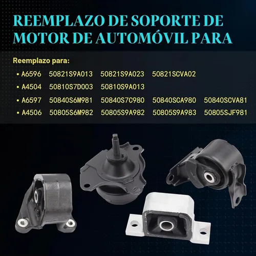 Vista 3 de Kit de montaje de motor para 2002-2006 CR-V 2.4L Auto Trans