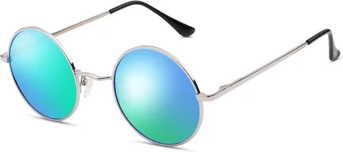 Vista 8 de Pro Acme - Gafas de sol polarizadas redondas para hombre y mujer, estilo John Lennon