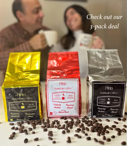 Vista 7 de Pino Mountain Coffee Granos de café tostados de alto suelo especial hondureño Pareinema, granos enteros de tostado medio Origen único 12