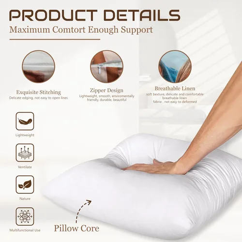 Vista 5 de Almohada de fotos personalizada de 16 x 16 pulgadas, funda de almohada personalizada de doble cara con texto de imagen, funda decorativa suave