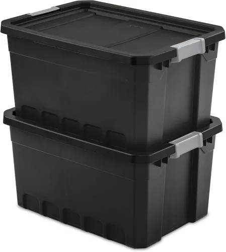 Vista 3 de Sterilite Apilador de contenedores Negro 19GA 14869006