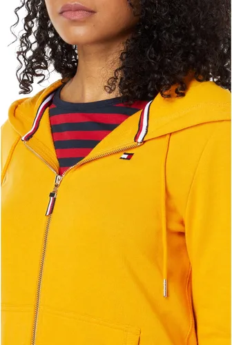 Vista 3 de Tommy Hilfiger Sudadera con capucha, camisa de manga larga para mujer, Girasol