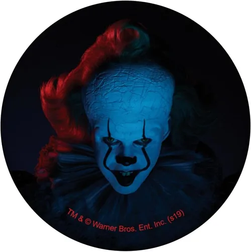 Vista 3 de IT: Capítulo 2 Azul Pennywise PopSockets agarre y soporte para teléfonos y tabletas, Negro