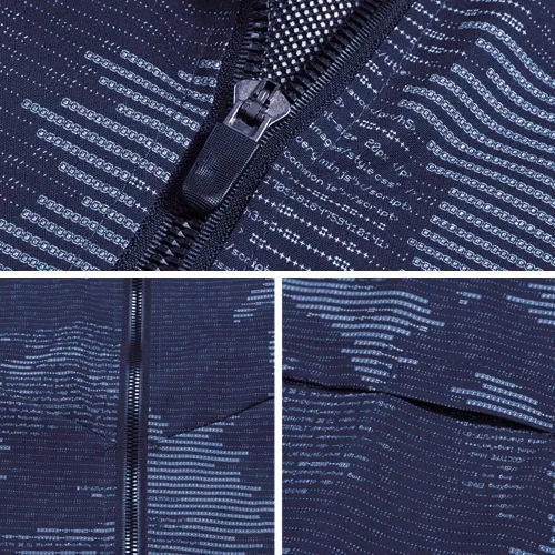Vista 6 de LONGBIDA Sudadera ligera con capucha rompevientos para hombre