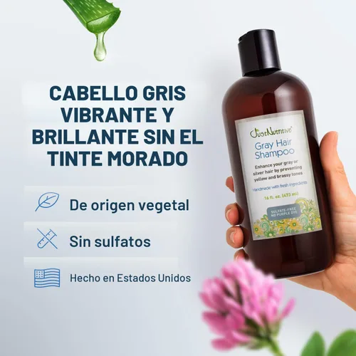 Vista 3 de Champú para canas, el mejor para usar en cabello canoso